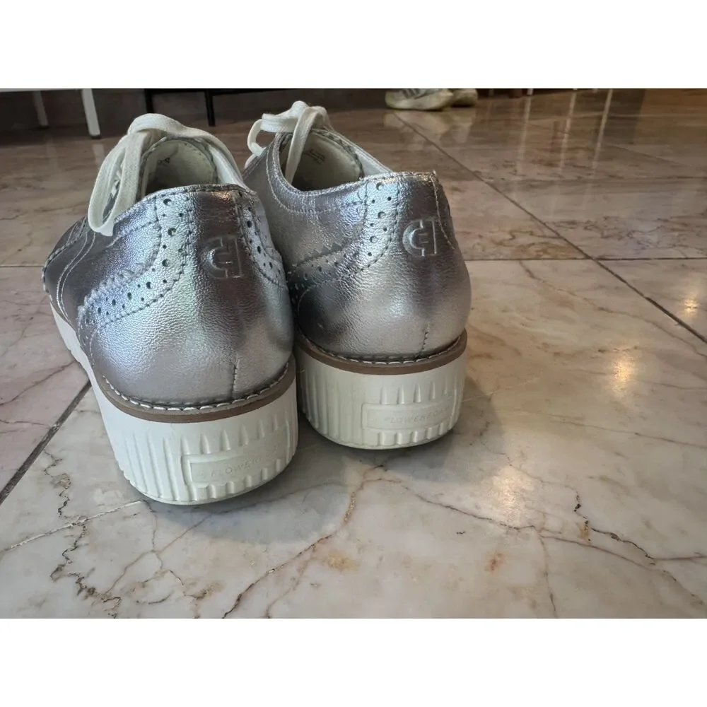 Cole Haan Silver Derby Shoes